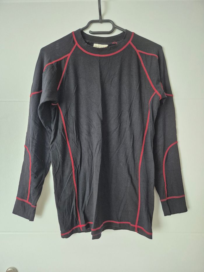 T-shirt thermique noir Singer taille L/XL