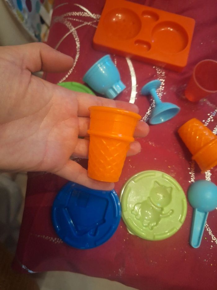 Lot 11 accessoire dinette glace pâte à modeler - photo numéro 2