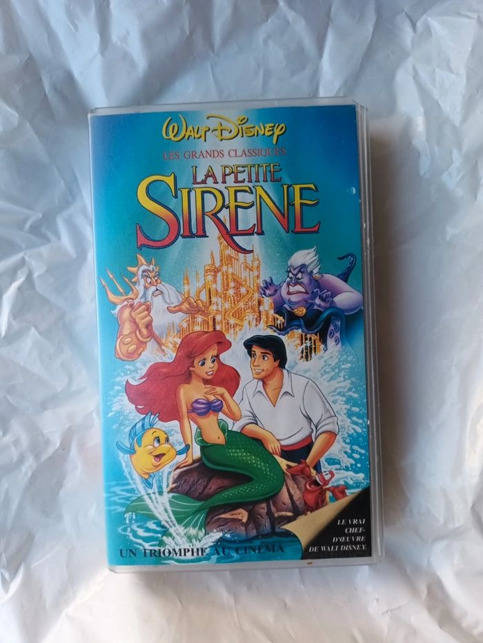 Cassette vhs Disney la petite sirène Disney Beebs