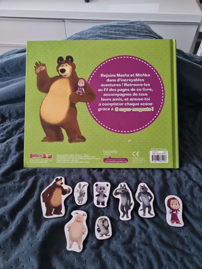 Livre "mon livre magnets" Masha et Michka - photo numéro 5