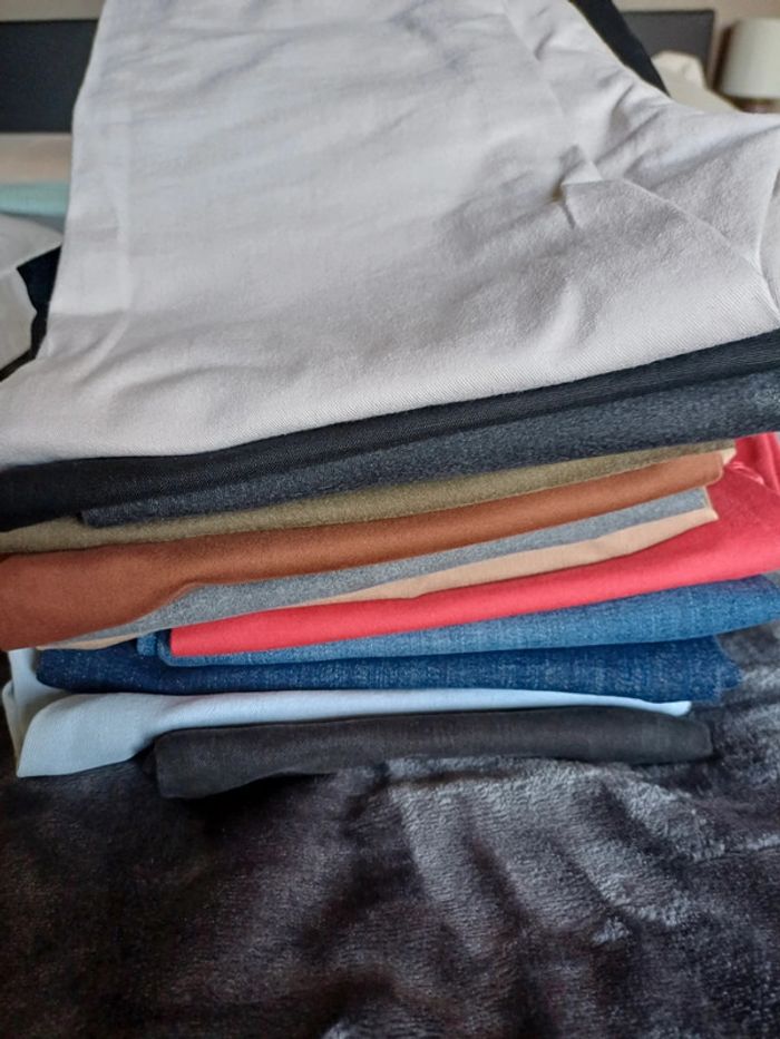 Lot pantalons 36 et un pantacourt burton camaïeu etam - photo numéro 3
