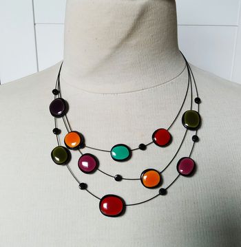 Collier ras de cou fantaisie