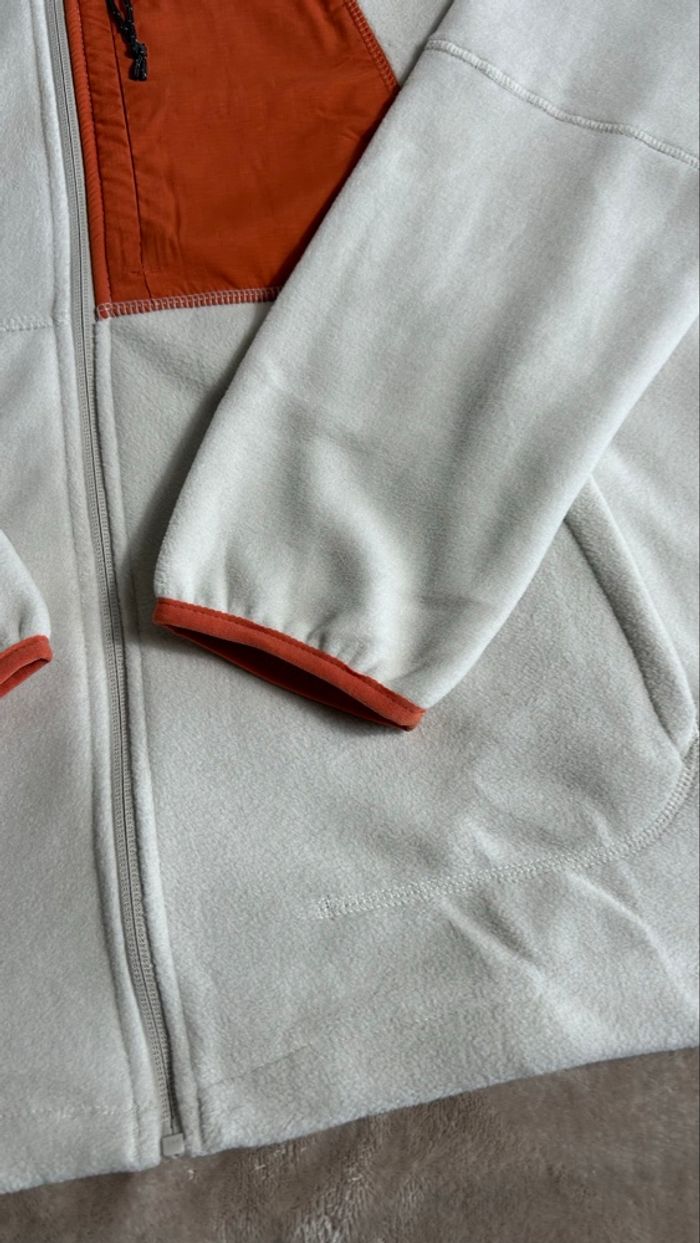 Polaire Columbia rapid expedition II blanc orange  taille XL - photo numéro 3