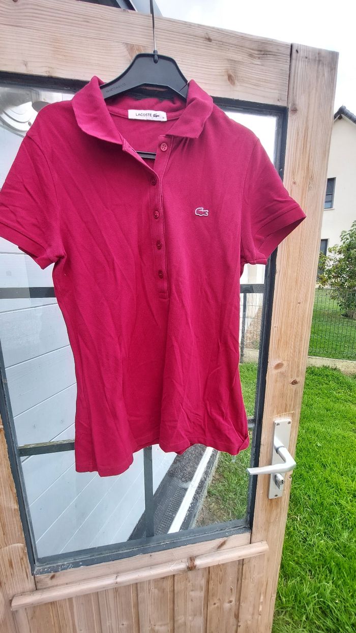 Polo lacoste taille 36