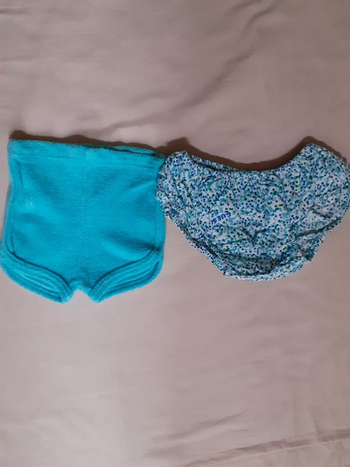 Lot de 2 shorts fille 3 mois