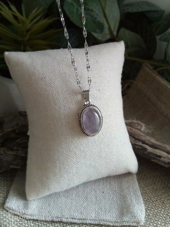 Collier améthyste 💜 pierre naturelle