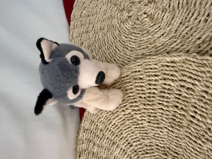 Peluche loup JUNGLE AVENUE gris beige - photo numéro 1