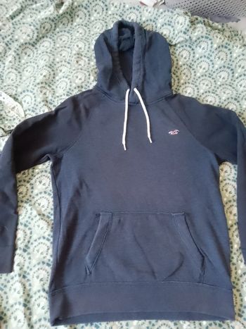 Sweat à capuche bleu taille S Hollister