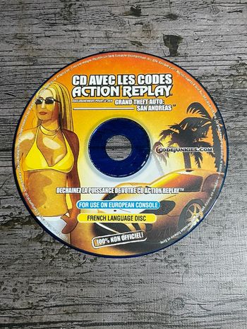 CD code action Replay GTA San Andreas PS2 Loose VF