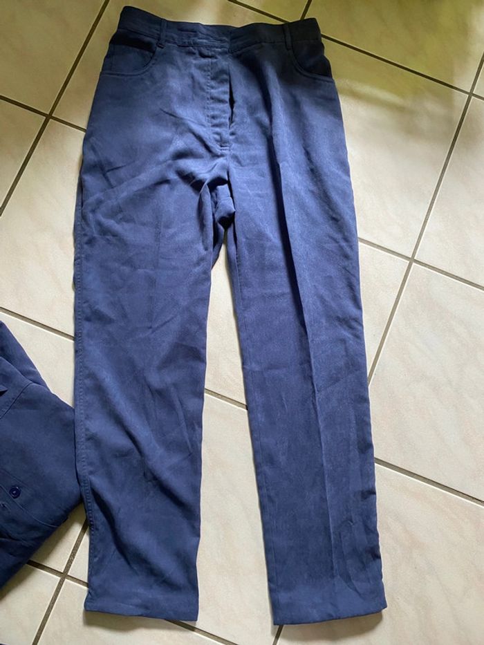 Ensemble 3 pièce effet un peu velour - photo numéro 5