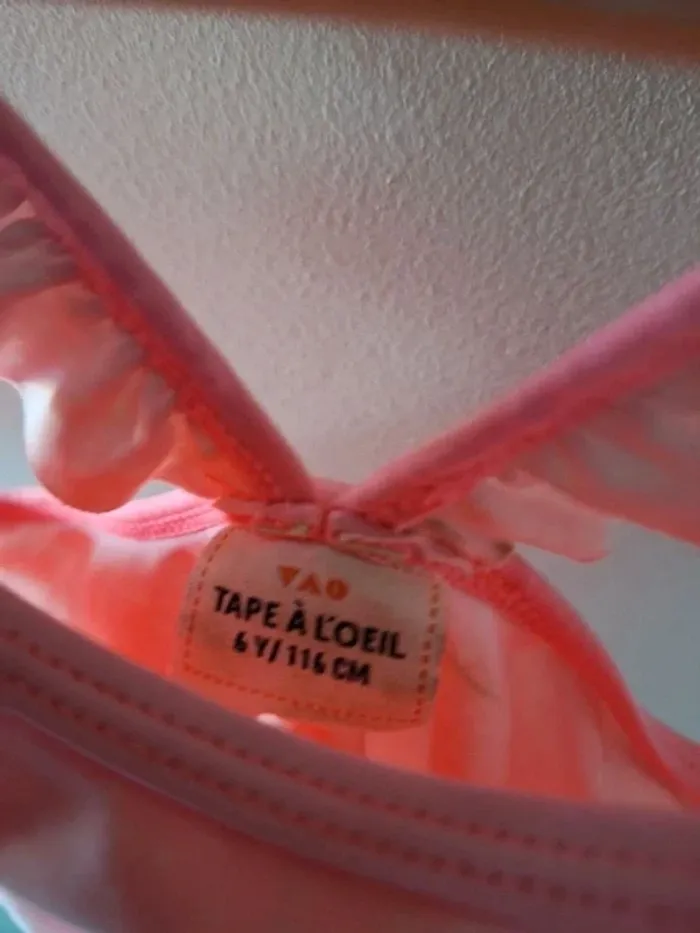 Maillot de bain fille Tape à l'oeil 6 ans - photo numéro 2