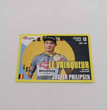 Panini sticker Tour de France 2024 n° T13 Jasper Philipsen.