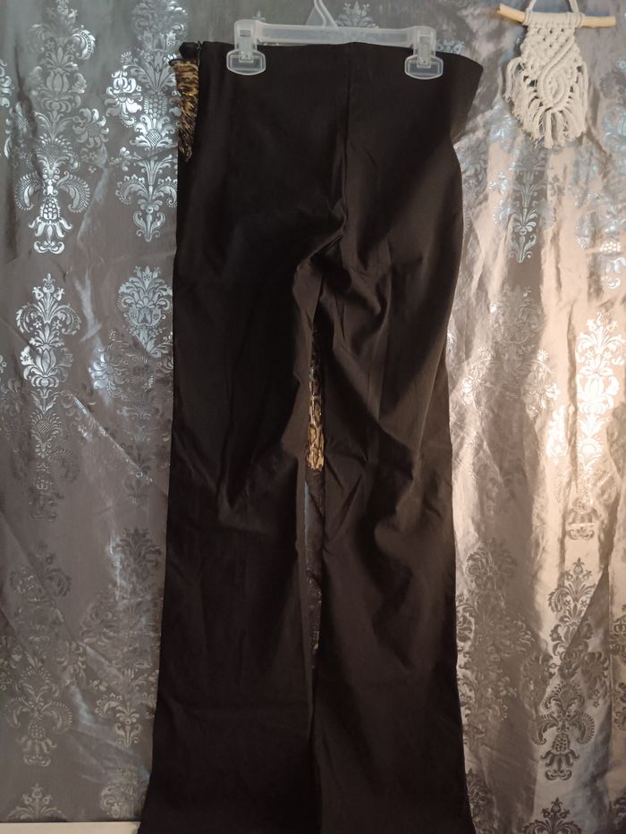Pantalon noir avec foulard Morgan - photo numéro 2