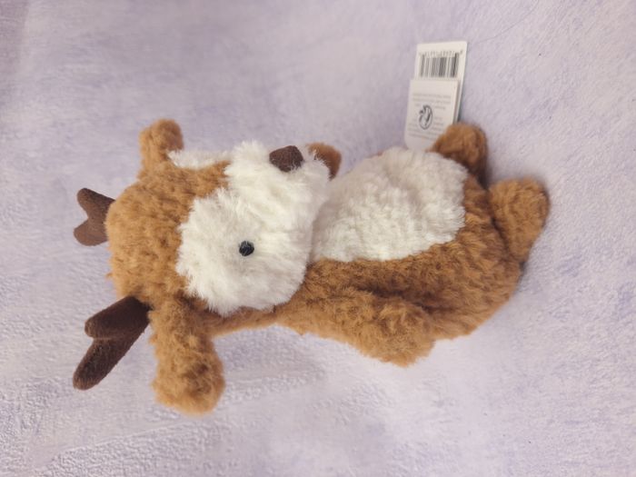 Peluche Jellycat renne Collection noël Christmas rare retired Wee Reindeer WEE6RE NWT neuf - photo numéro 4