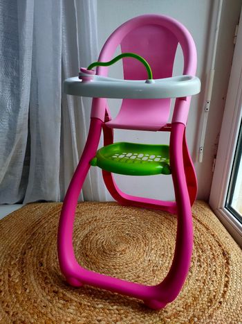 Chaise haute poupée Smoby 