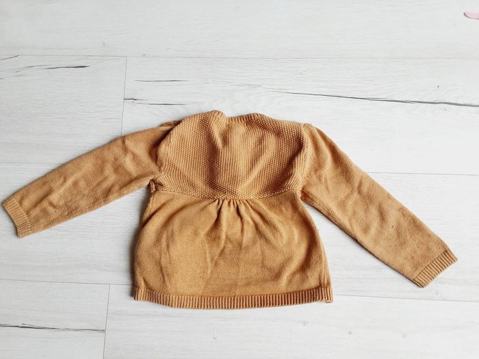 Vêtement fille gilet moutarde Vert Baudet 3 ans - photo numéro 5