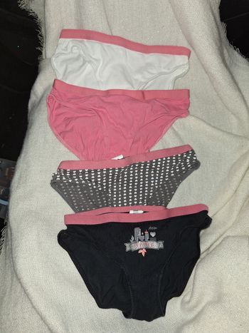 🩲 Lot de 4 petites culottes Tex 8/10 ans