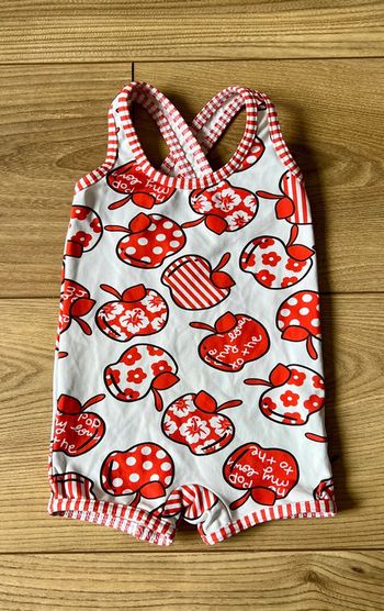 Maillot de bain fille motif pommes - Orchestra