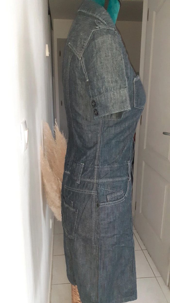 Jolie robe en jean esprit vintage - photo numéro 3