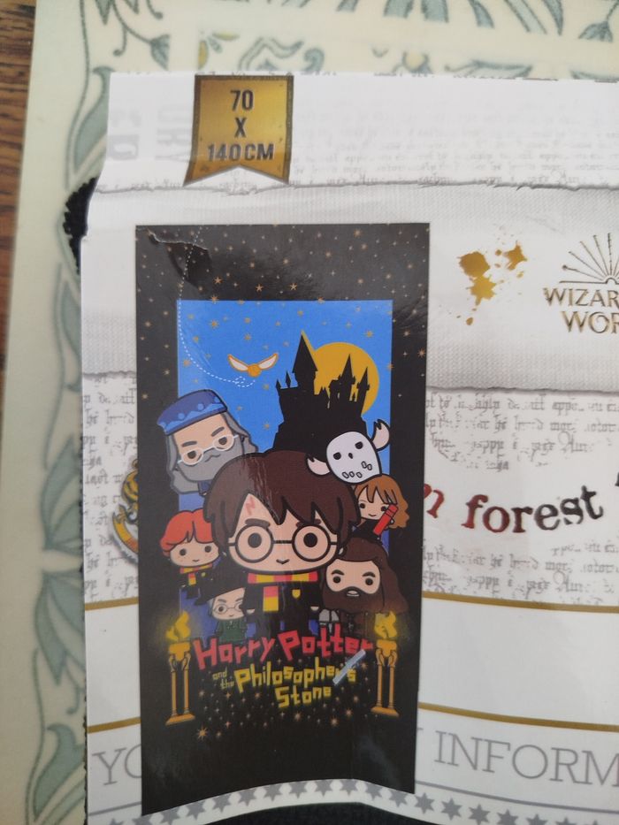 Serviette de bain harry Potter - photo numéro 2