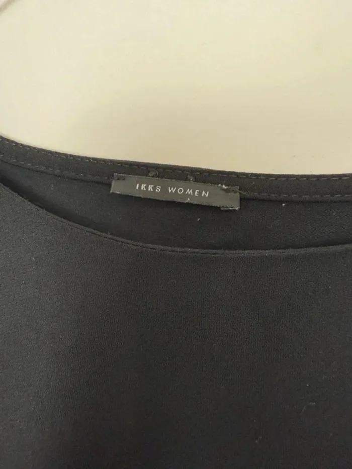 Blouse IKKS women noire taille S parfait état - photo numéro 2