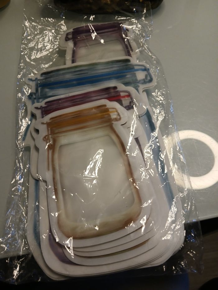 POCHETTE ZIPPE RANGEMENT ALIMENTAIRE