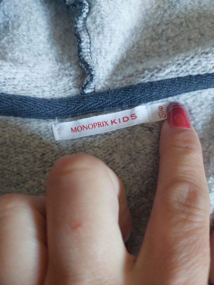 Veste zippée 9/10 ans garçon - photo numéro 5