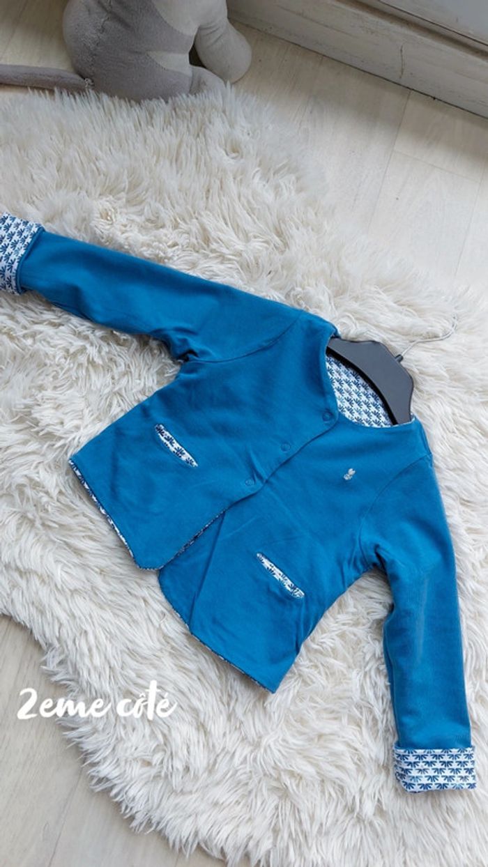 Gilet réversible 18 mois obaïbi - photo numéro 4