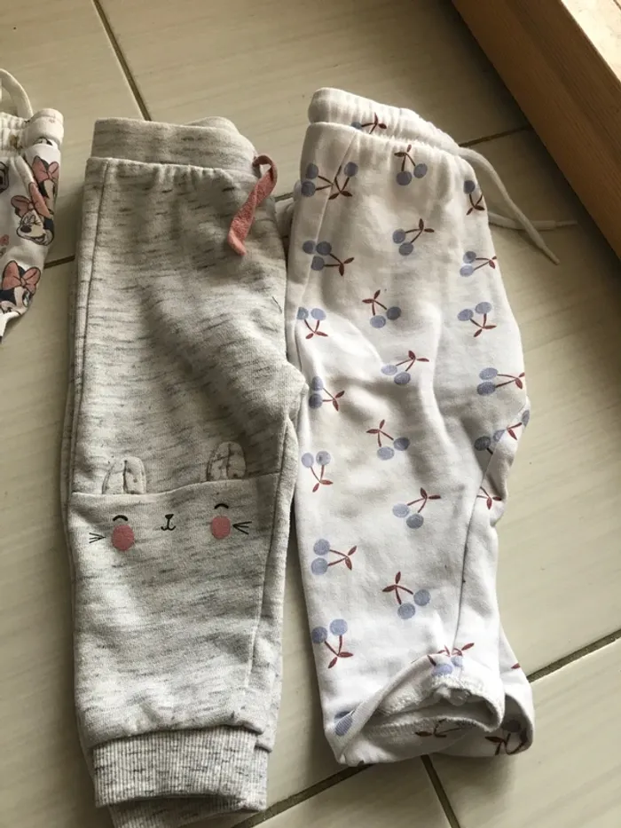 Lot de 6 jogging 12 mois fille kiabi obaibi - photo numéro 4