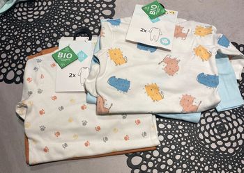 Lot de 4 grenouillères tex 3 mois