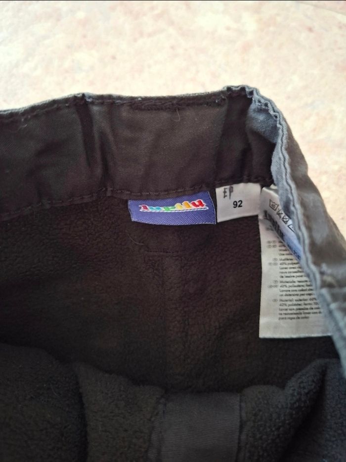 pantalon doublé garçon 2-3 ans 92 cm - photo numéro 4