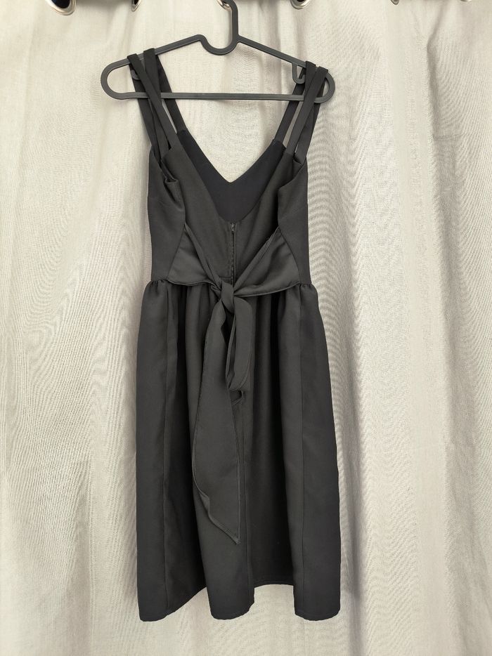 Robe de soirée noire avec noeud Naf Naf S (36) - photo numéro 2