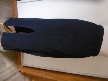 camaieu jupe longue marine en maille  T 38 Ok 40