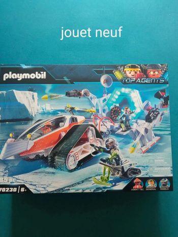 Playmobil 70230 Top agents Véhicule de Commande de la Spy Team