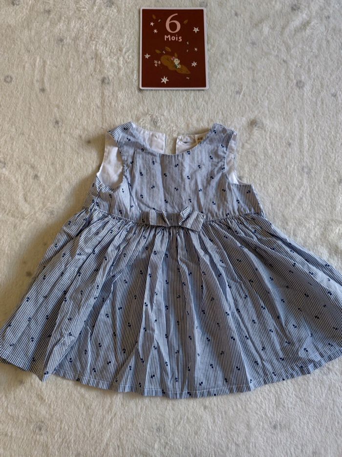 Robe rayé fille
