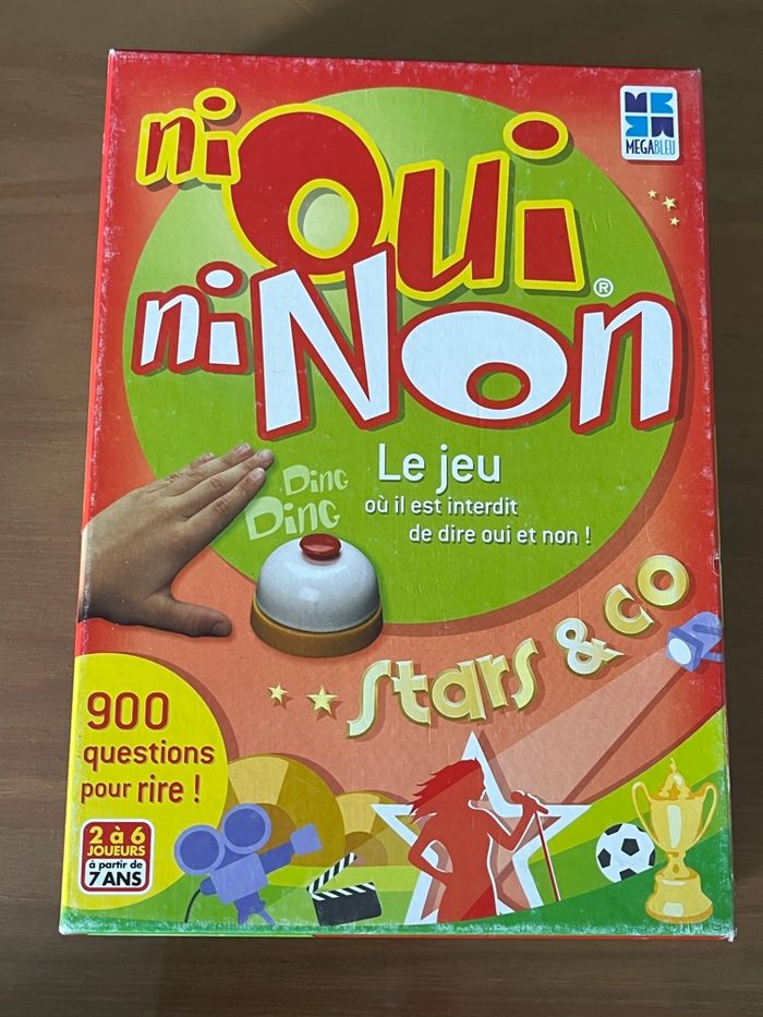 Jeu Ni oui Ni non Stars & Co Megableu 7 ans