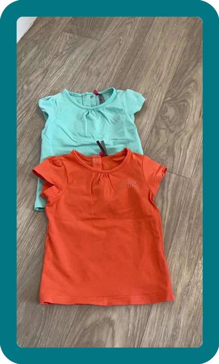 Lot de 2 tshirts manches courtes orchestra