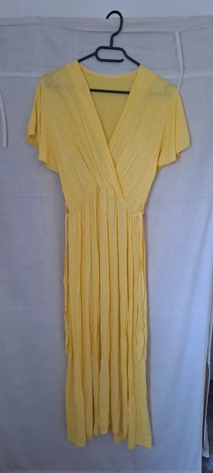 Robe longue jaune d'été - photo numéro 3