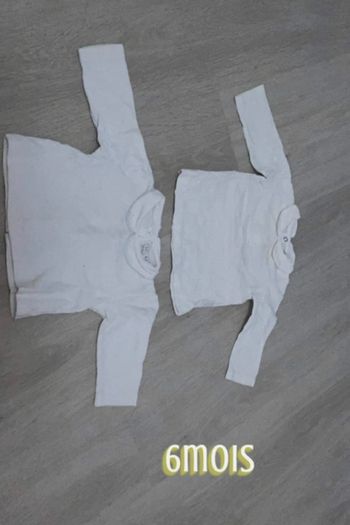 2 t shirt manches longues