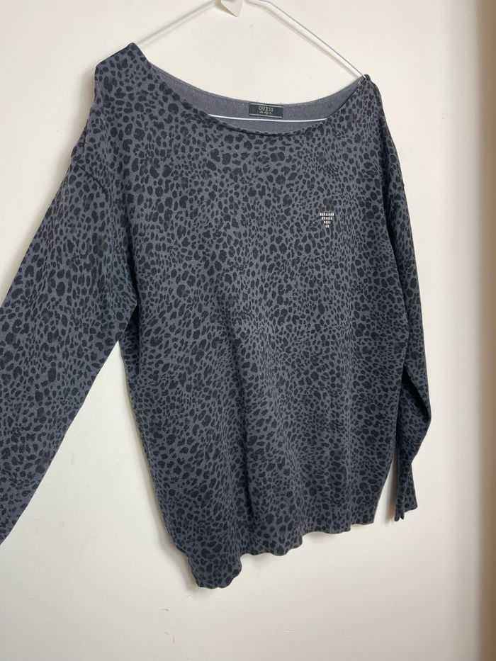 Pull fin guess léopard  taille M 🌸 - photo numéro 4
