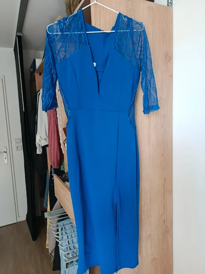 Robe de soirée bleu