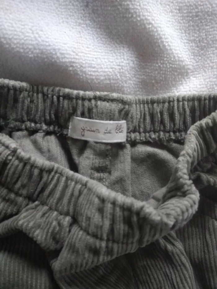 Pantalon Garçon 6 Mois Velours - photo numéro 3