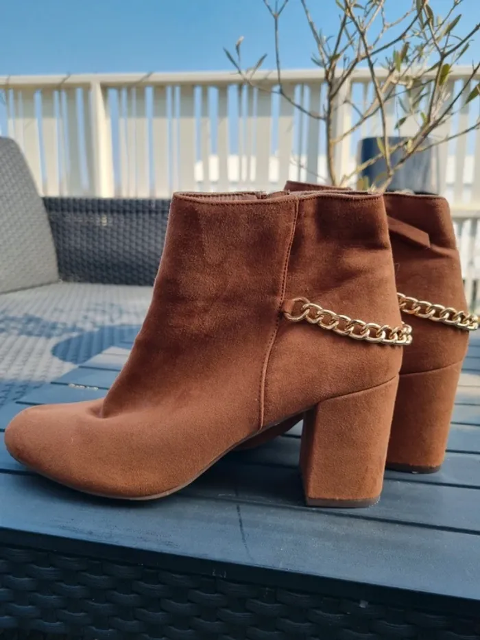 Bottines camel t39