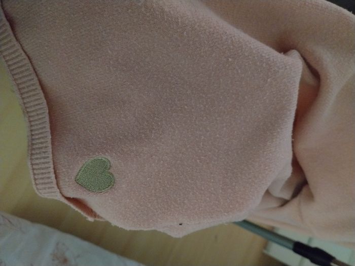 Gilet oversize rose poudré - photo numéro 2