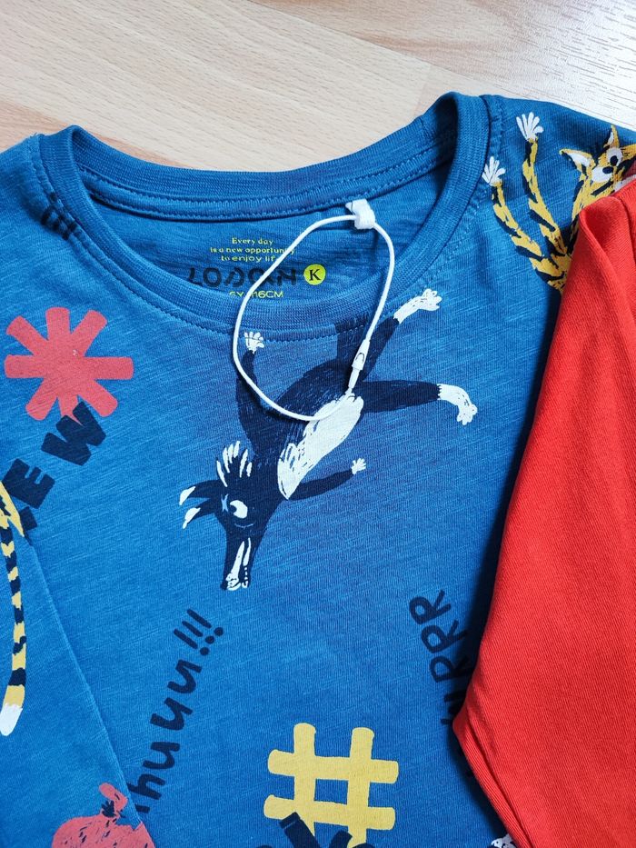 Lot de 2 t-shirts ML neufs Losan en Taille 6 ans - photo numéro 3