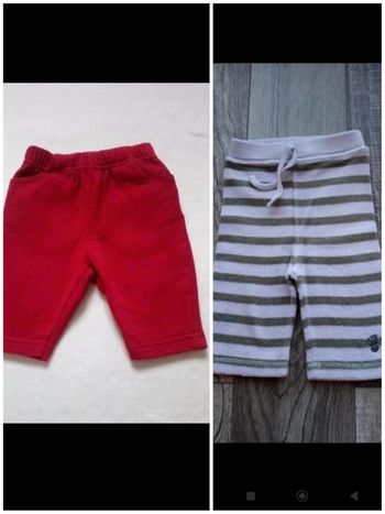 lot jogging garçon taille 3 mois