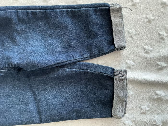 jegging taille élastique bleu jean 9 mois orchestra - photo numéro 5