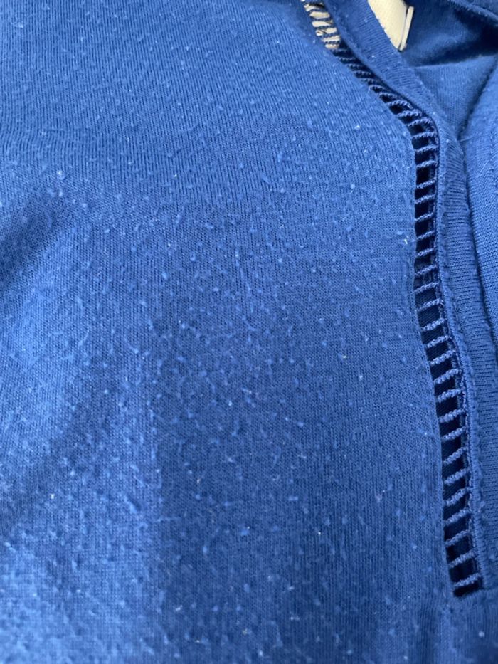 Teeshirt manche longue couleur bleu taille s marque la halle - photo numéro 5