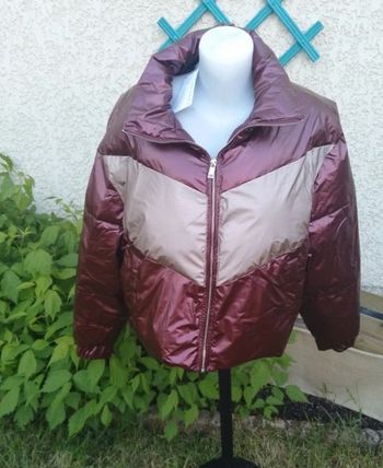 doudoune déperlante neuve effet irisé taille M Camaieu