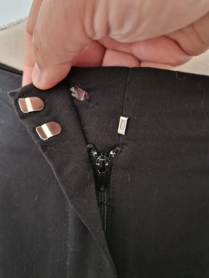 Short tailleur habillé camaïeu taille 44 noir - photo numéro 4